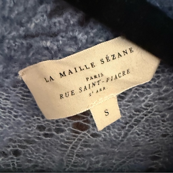 Sezane Nathalia Jumper Ice Blue - Picture 6 of 8